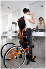 HI-LO L ─ Aufsteh-Rollstuhl mechanisch
